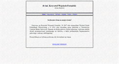 Desktop Screenshot of fornalski.rootspoland.com