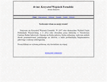 Tablet Screenshot of fornalski.rootspoland.com
